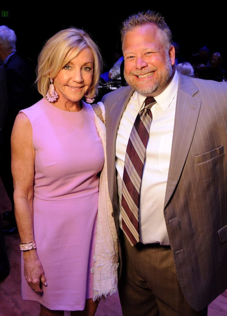 Cathy Derrick, Cary Dunham at the 25th Annual "A Celebration of Reading" at the Hobby Center. 