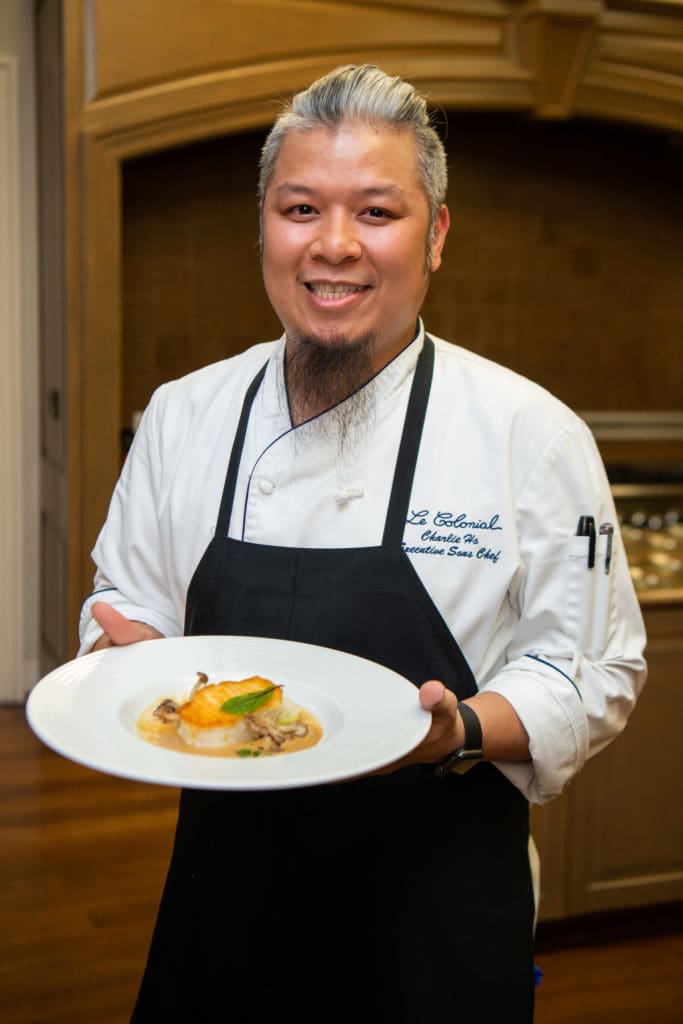 Chef Charley Ho of Le Colonial at the Recipe for Success Delicious Alchemy dinner. (Photo by Michelle Watson CatchLightgroup.com)