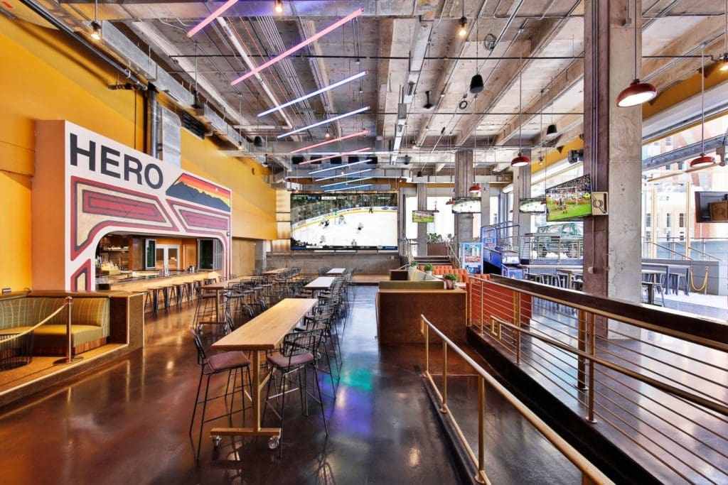 The Meantime is an indoor/outdoor bar at HERO. (Photo by Shannon Faulk)