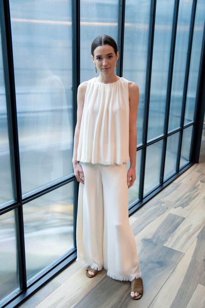 A model in year-round appropriate white. (Photo by Bruno at Snap The Picture)