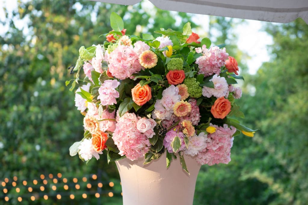 Flowers by Events in Bloom at the Rienzi Spring Party. (Photo by Wilson Parish)