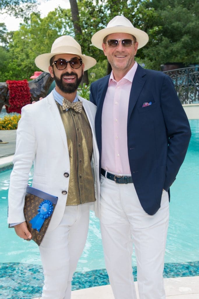 Light colors and light fabrics are Kentucky Derby essentials.