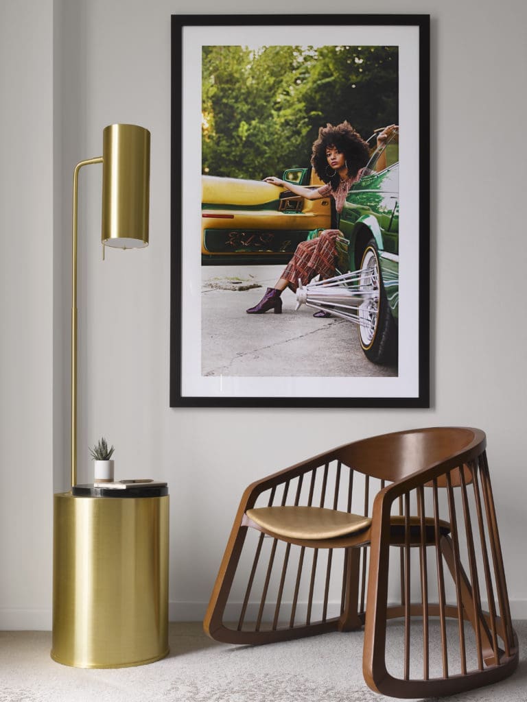 The C. Baldwin Hotel's artwork includes pictures of real Houston women.