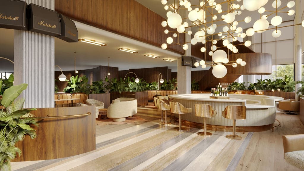 C. Baldwin Hotel's new lobby bar  wants to be a refined escape.