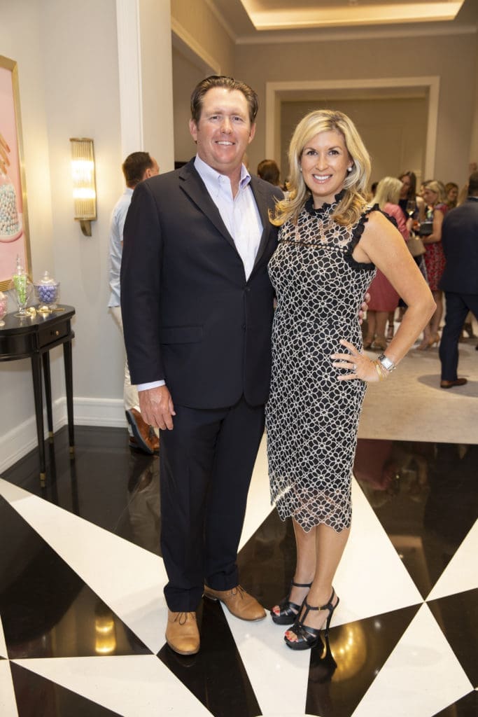 Marcus & DeeAnn Thigpen at the Harry Winston celebration of the Winston Candy Collection.  (Photo by Jenny Antill Clifton)