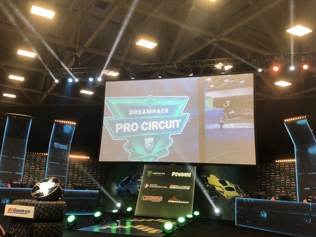 The DreamHack Pro Circuit is having a Rocket League tournament.