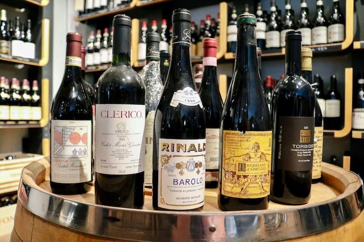There are wines galore at Eataly. Courtesy of Eataly NYC