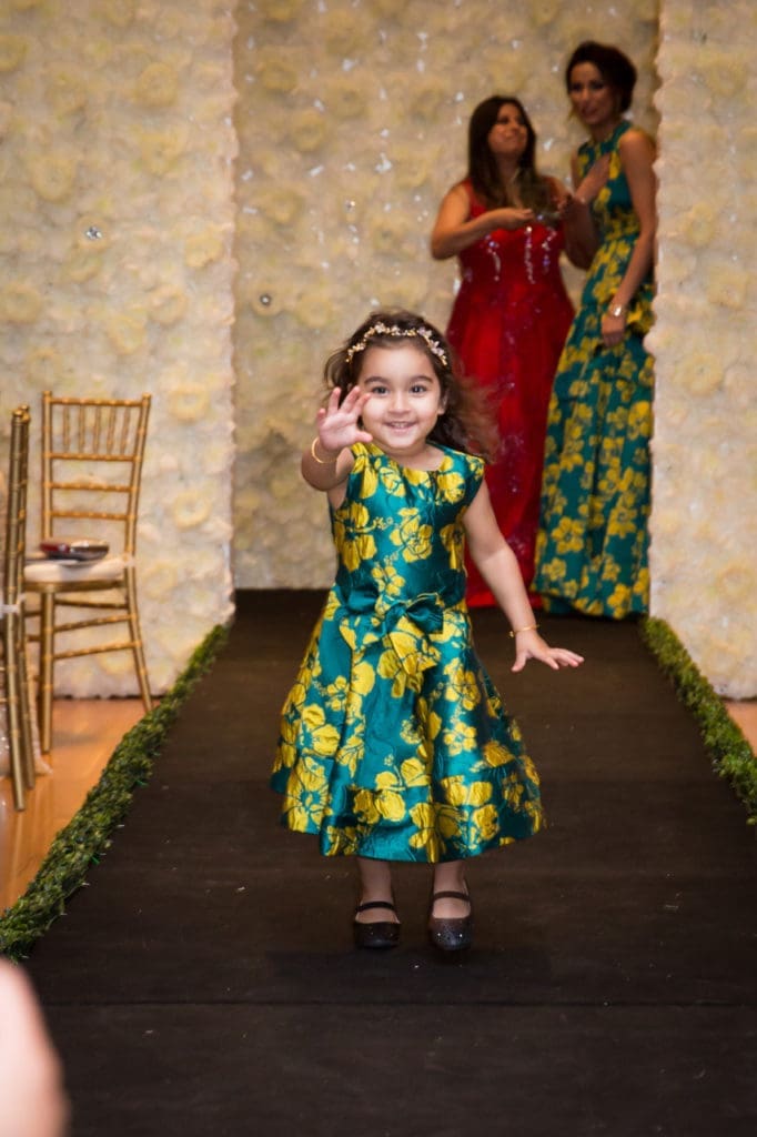 Little Rania Khan steals the show at the LCA Houston International Mother's Day Soirée. (Photo by Sonya Abid)