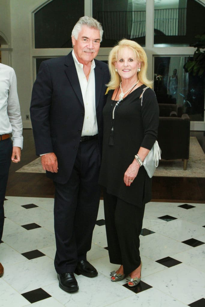 Lee & Judy Ewing at the John Daugherty Realtors open house in Memorial. (Photo by Chris Bachman)