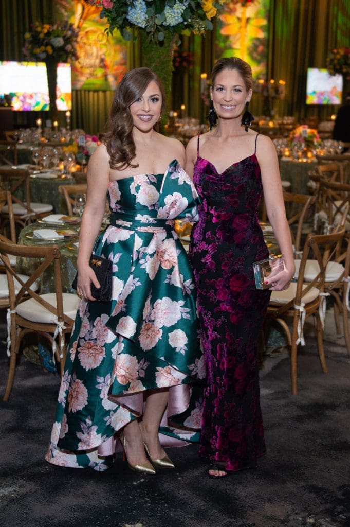 After-party chairs Lexi Sakowitz, Elise Lubanko at the Houston Symphony Ball. (Photo by Wilson Parish)