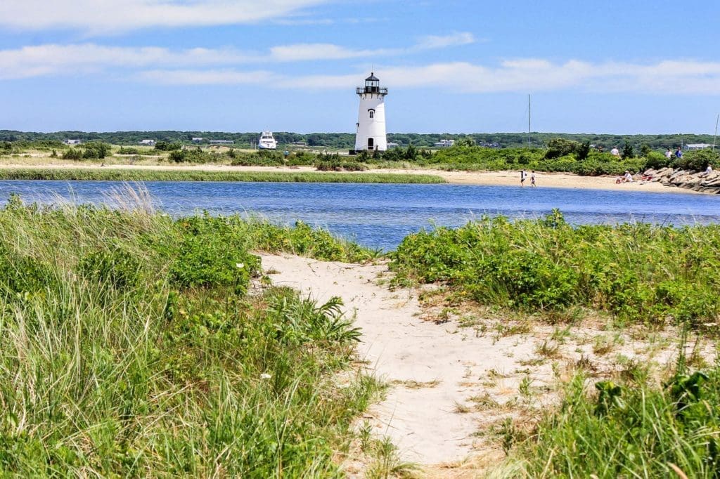 Martha's Vineyard lighthouses dot the island's coastline.
