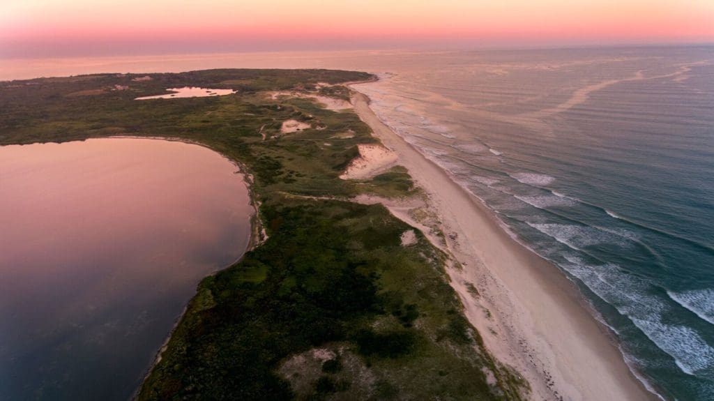 Martha's Vineyard is home to 19 beaches and miles of soft sand.