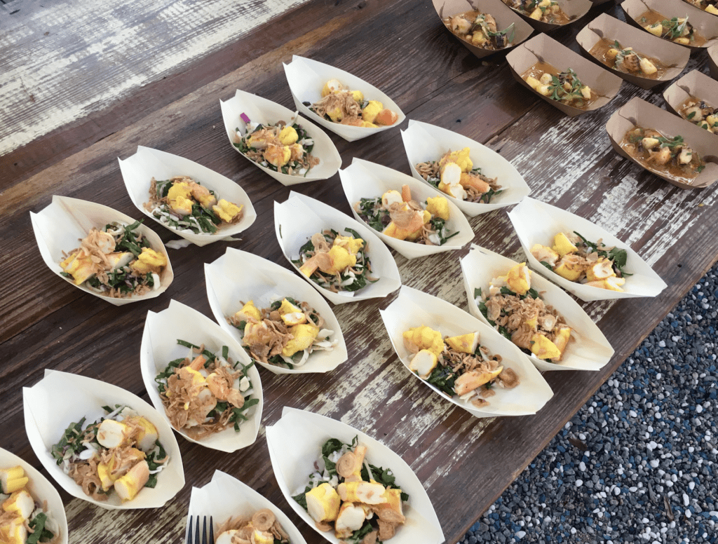 You can't say no to Guard's pickeld shrimp. 