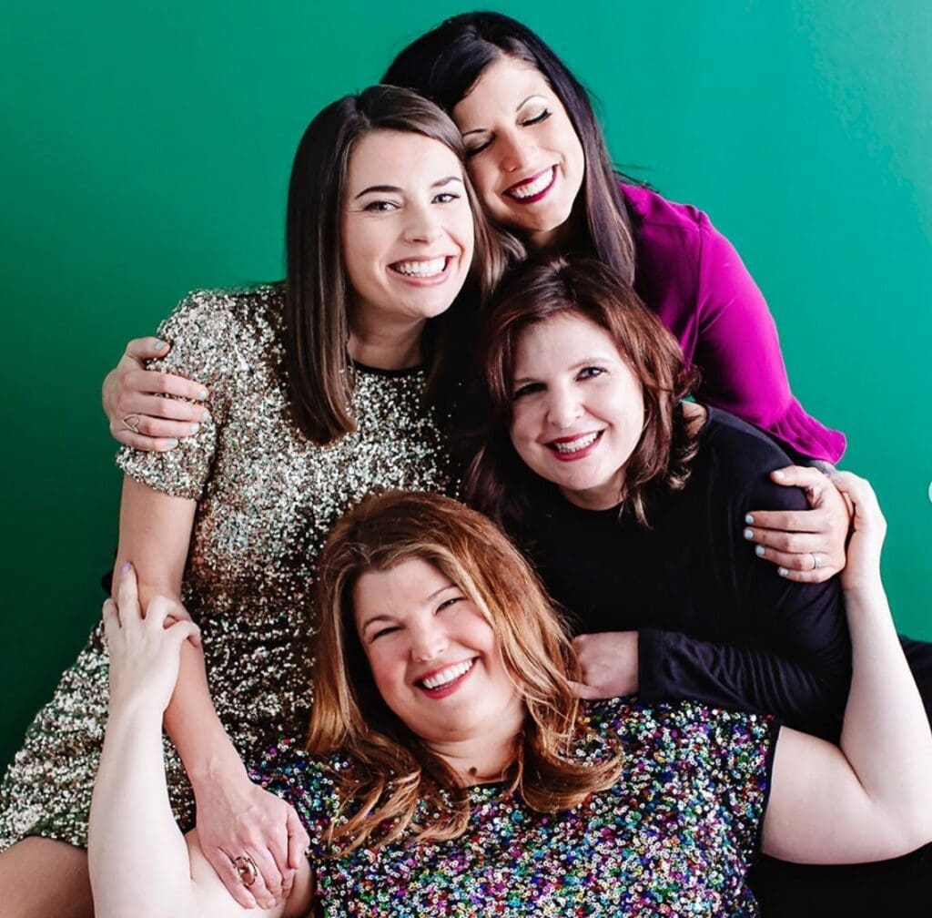 Anna Lou Curnes, Annie Griffeth, Christi Meril and Melissa Ellis make up the ALG Collective.  (Photo by Sara Kerens)