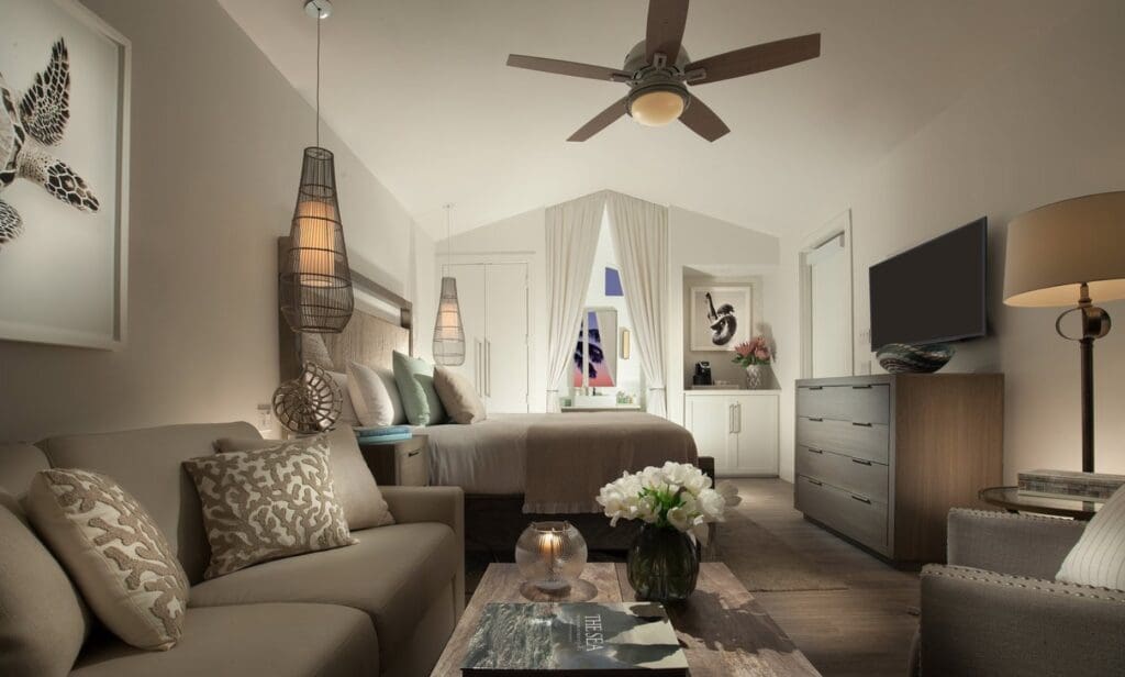 The bungalows offer contemporary elegance and comfort. (Bungalows at Key Largo Photo)