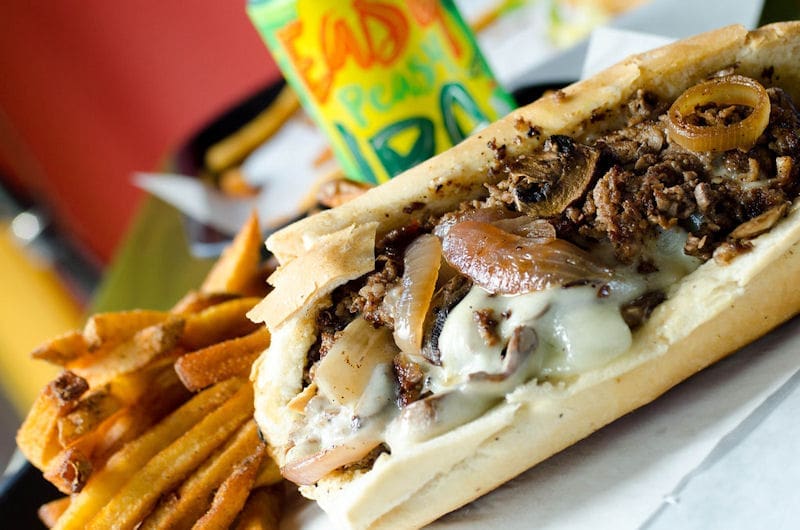 Uncle Uber's has twelve different kinds of sandwiches, including the Cheesesteak. Courtesy of Uncle Uber's