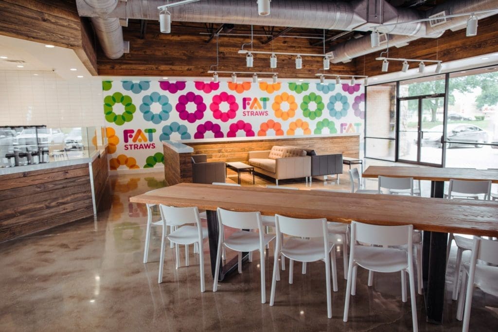 The new Fat Straws location in Richardson will have a kitchen to make Mochi donuts. (Photo by Kathy Tran)