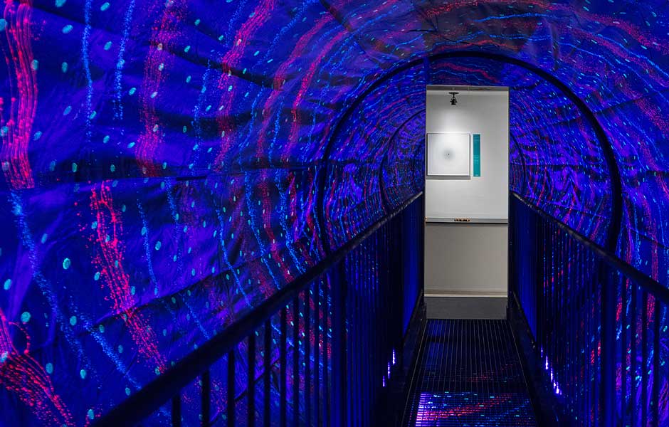 The Vortex Tunnel at the Museum of Illusions Toronto.