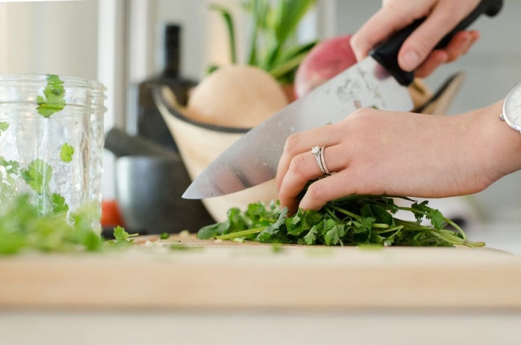 Many people opted for a personal chef to make healthy meals.