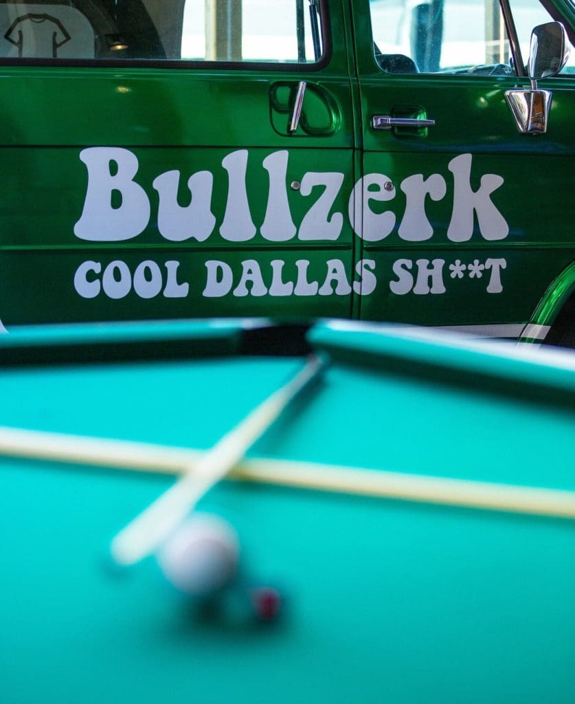 Bullzerk has a custom T-shirt store inside of HERO. (Photo by Shannon Faulk)