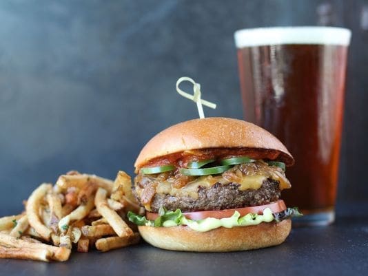 Hopdoddy boasts monthly burgers.
