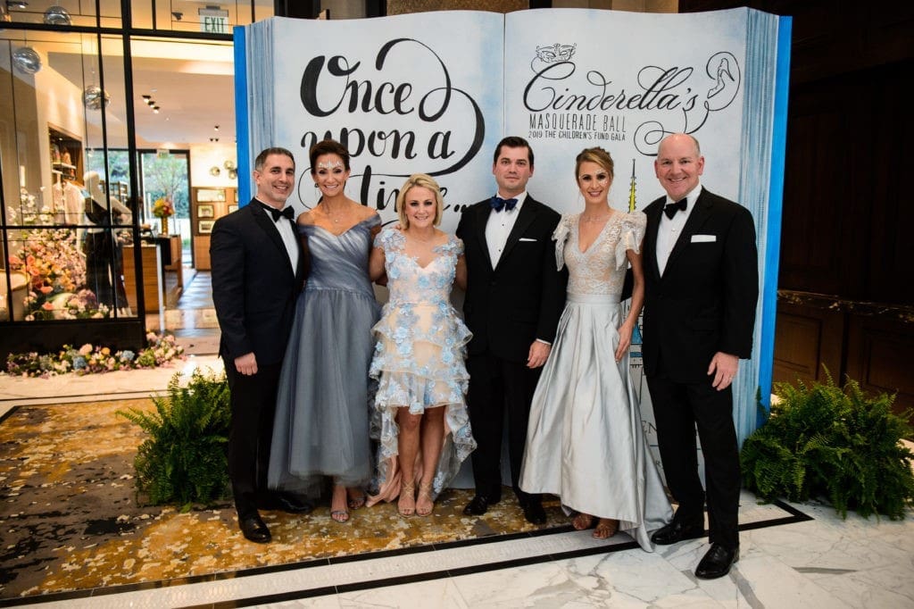 Scott & Julianna Moorad, Kaylen & Nick Meserve, Elena & Jeff Peden at The Children's Fund Gala. (Photo by Chris Bailey Photography)