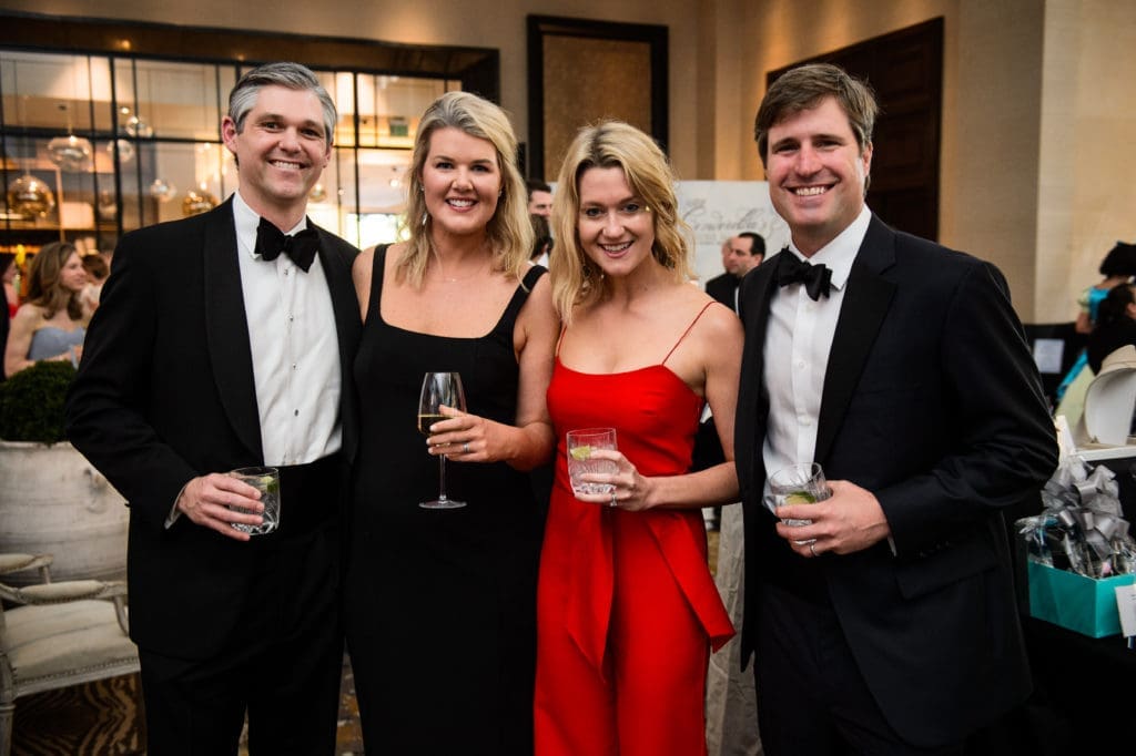 Matthew & Margaret Born, Sarah & Carey Ford at The Children's Fund Gala. (Photo by Chris Bailey Photography)