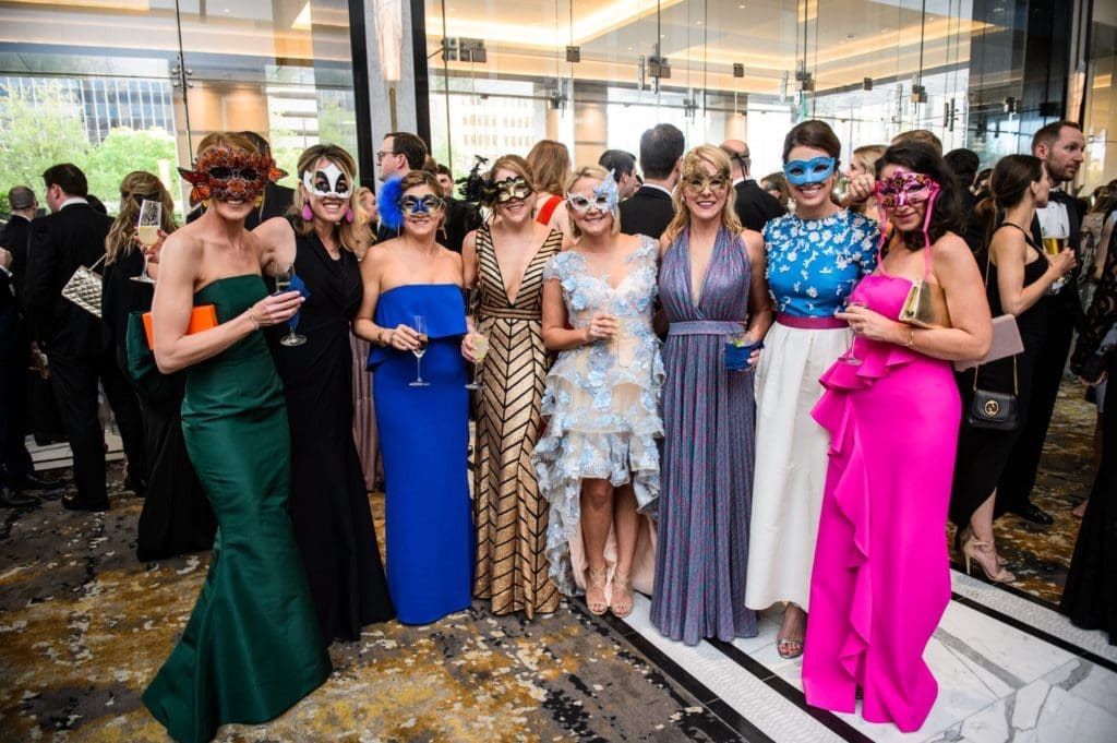 Stefanie Carper, Kate Oshins, Amanda Ollison, Julie Cotuno, Kaylen Meserve, Katy Miller, Annie Apel, Bree Blais at The Children's Fund Gala. (Photo by Chris Bailey Photography)