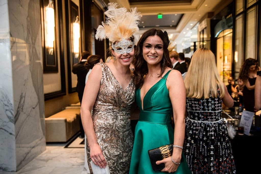 Dominique Sage, Lauren Pugh at The Children's Fund gala. (Photo by Chris Bailey Photography)