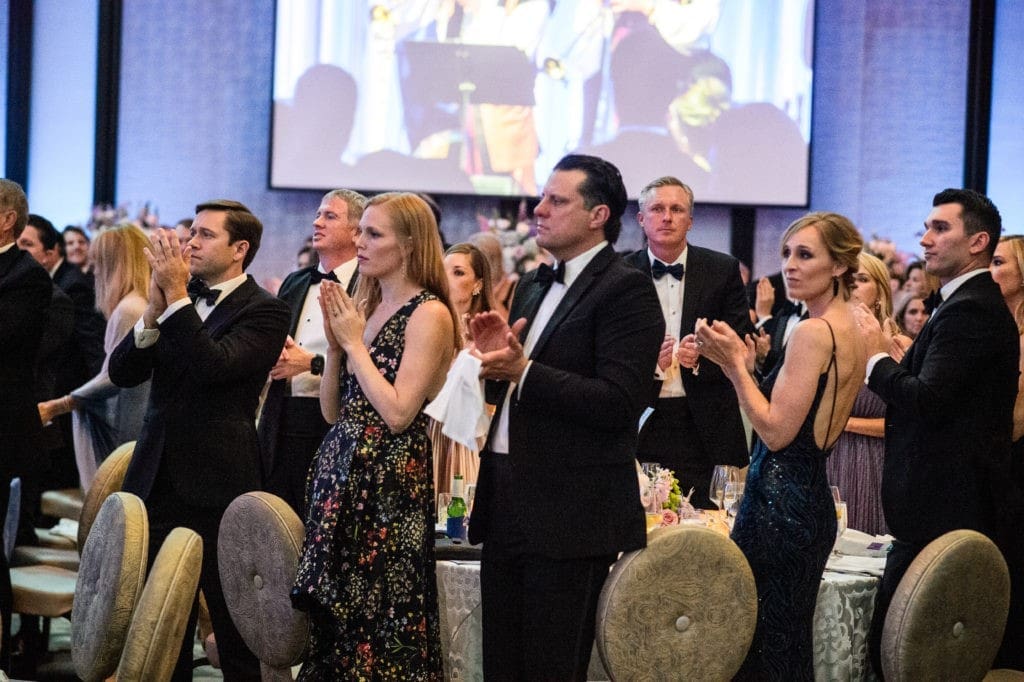 Applause, applause at The Children's Fund gala. (Photo by Chris Bailey Photography)
