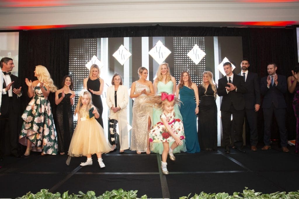 Candidates celebrate at the  Leukemia & Lymphoma Society 'Man & Woman of the Year' Grand Finale Gala
