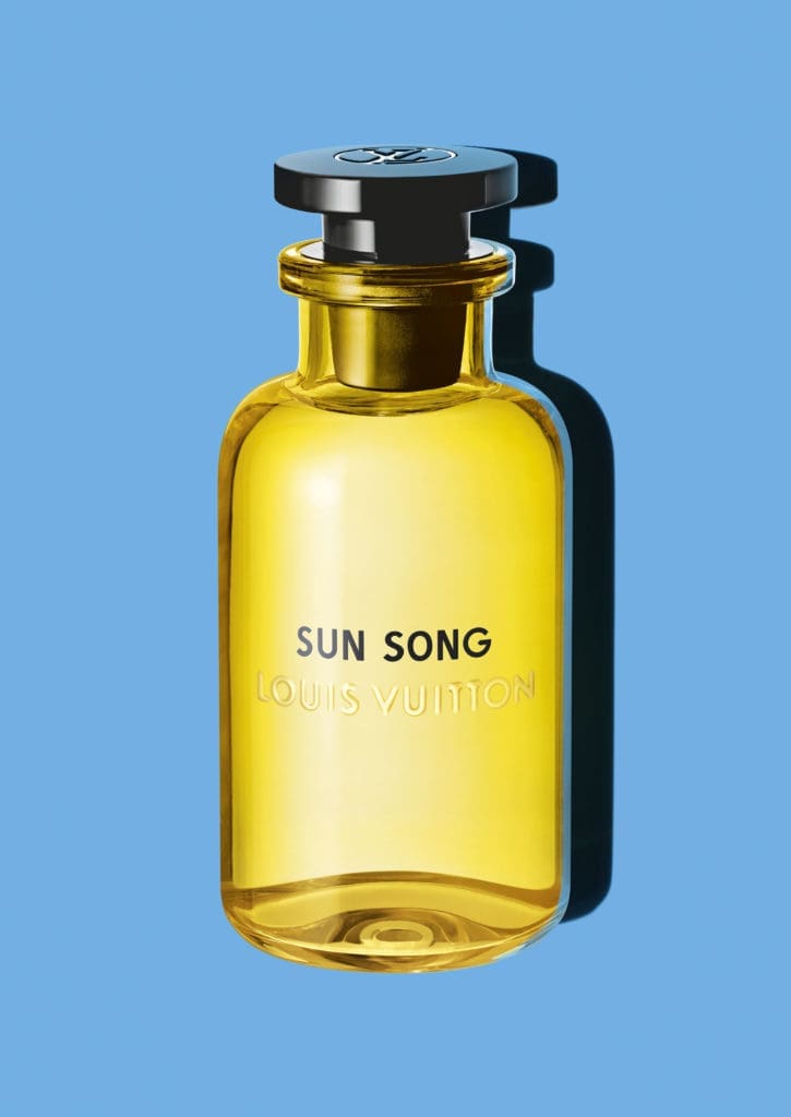 Vuitton's new Sun Song scent captures the first days of summer. Courtesy of Louis Vuitton. 