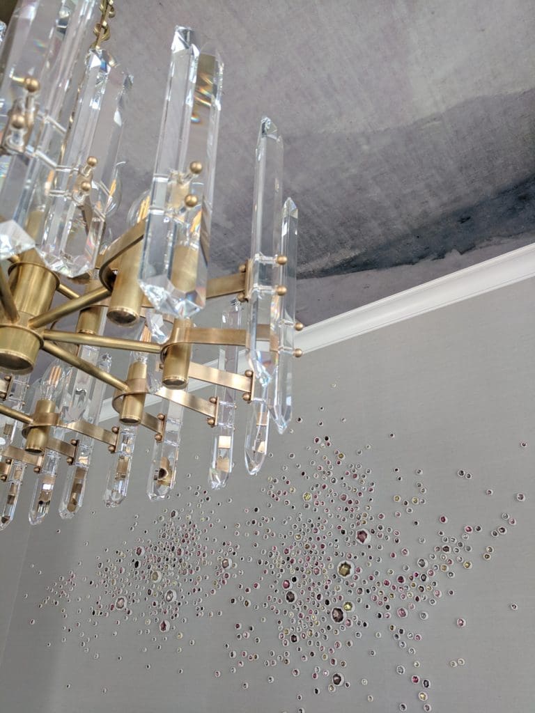 A sneak peek into the jewel-themed dining room by Linda Eyles