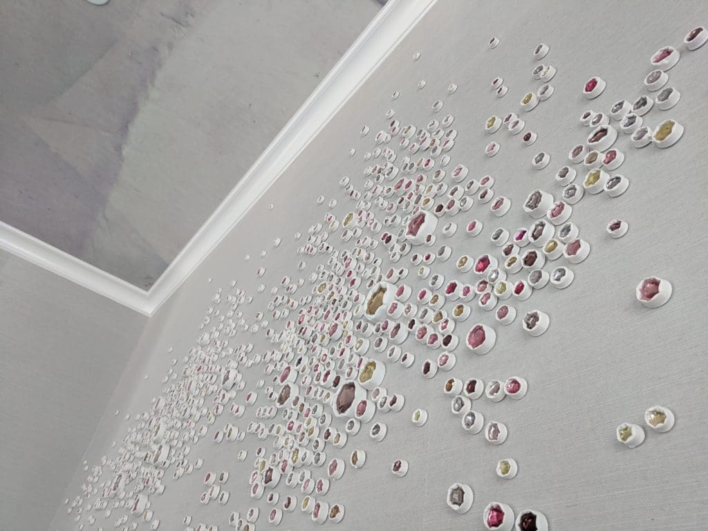 A sneak peek into the jewel-themed dining room by Linda Eyles