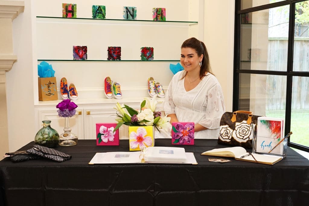 Shelby Ray Zimmerman representing Hanh Gallery (Photo by Michael Saavedra, Amber Magic Studio)