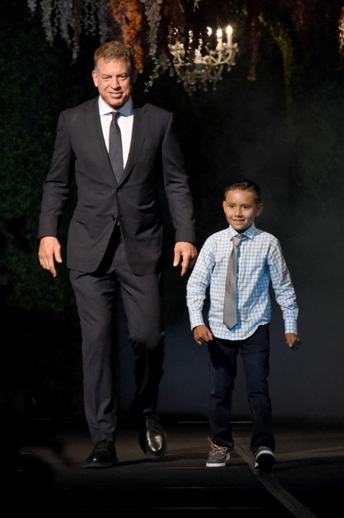 Max Estrada, Troy Aikman (Photo by Kristina Bowman)