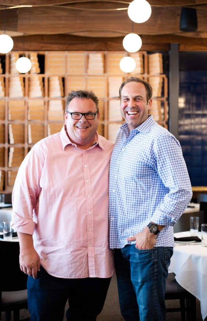 Chef Chris Shepherd and Mendocino Farms' Mario Del Pero share a good neighbor policy and an ethos of community enrichment.