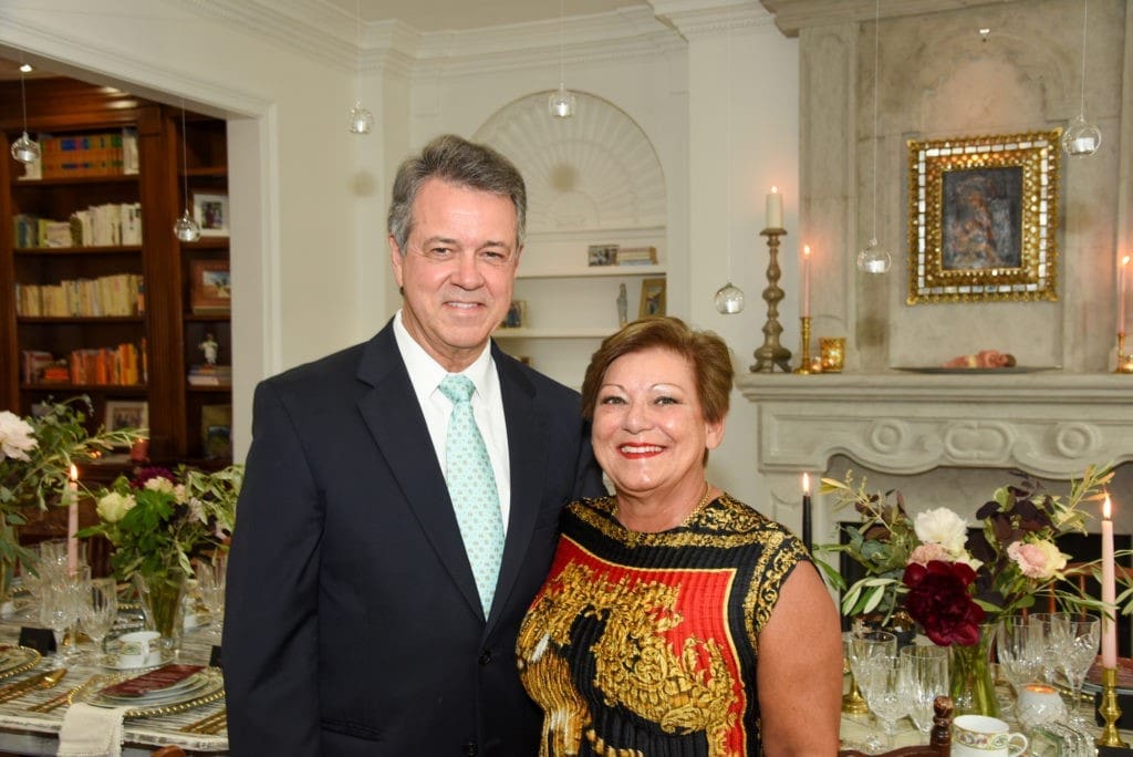 Jose & Teresa Ivo at the Heart Ball's $1,000 a person dinner. (Photo by Alexander's Fine Portrait Design)