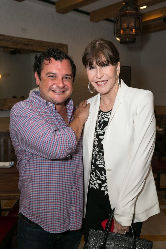 David Cordua, Shelby Hodge at the Original Ninfa's Uptown opening night. (Photo by Emily Jaschke)