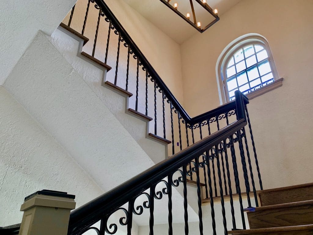 Staircases remain original at the Bella. Photo by Marc Reviere 