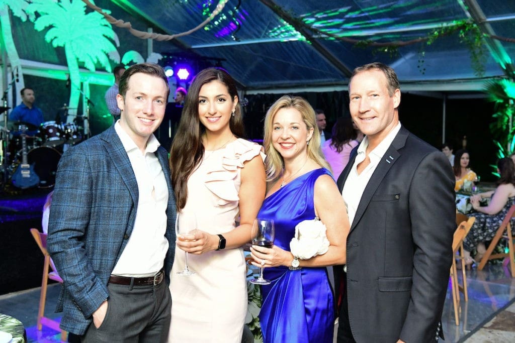 Jeff Carnrite, Joselyn Tego, Julie and Ron Finck (Photo by Daniel Ortiz)