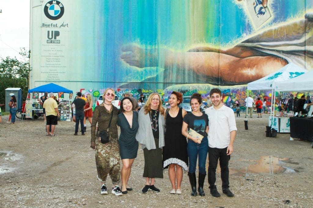 Houston Street Artist’s Epic Mural Celebrated in Wild Spray Paint Party