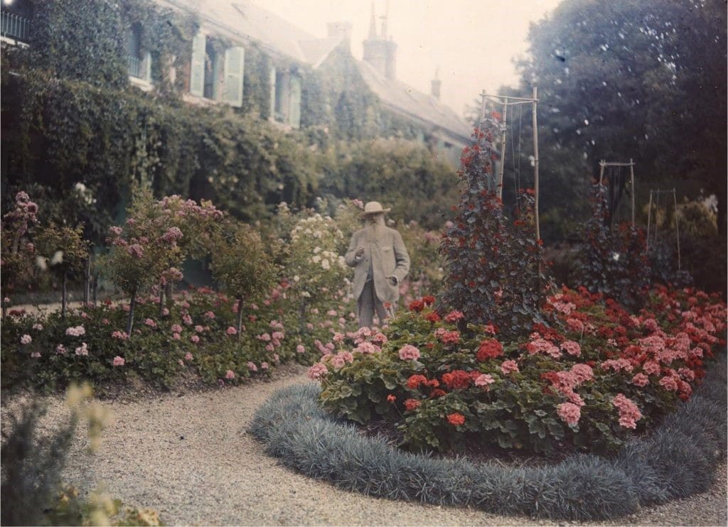 Claude Monet in His Garden at Giverny, 1921
