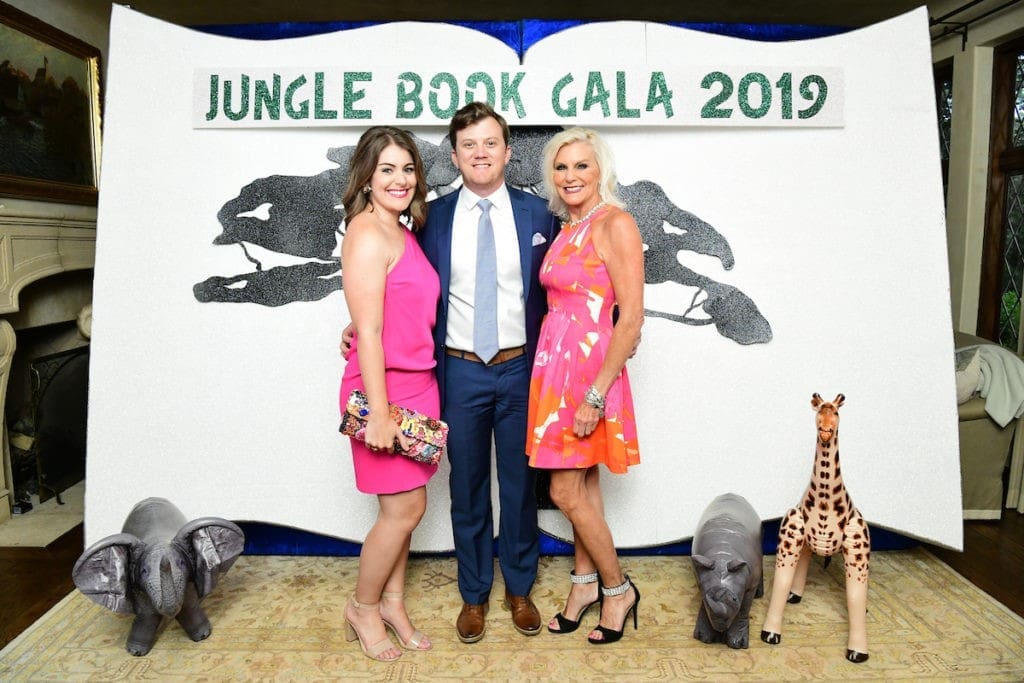Gala chair Morgan Stautzenberger, Cameron Stubbs, gala chair Kristen Stubbs (Photo by Daniel Ortiz)