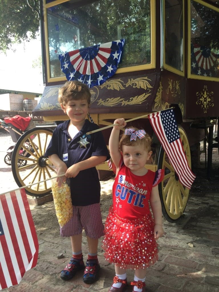 Old Fashioned Fourth is a family event at Dallas Heritage Village. 