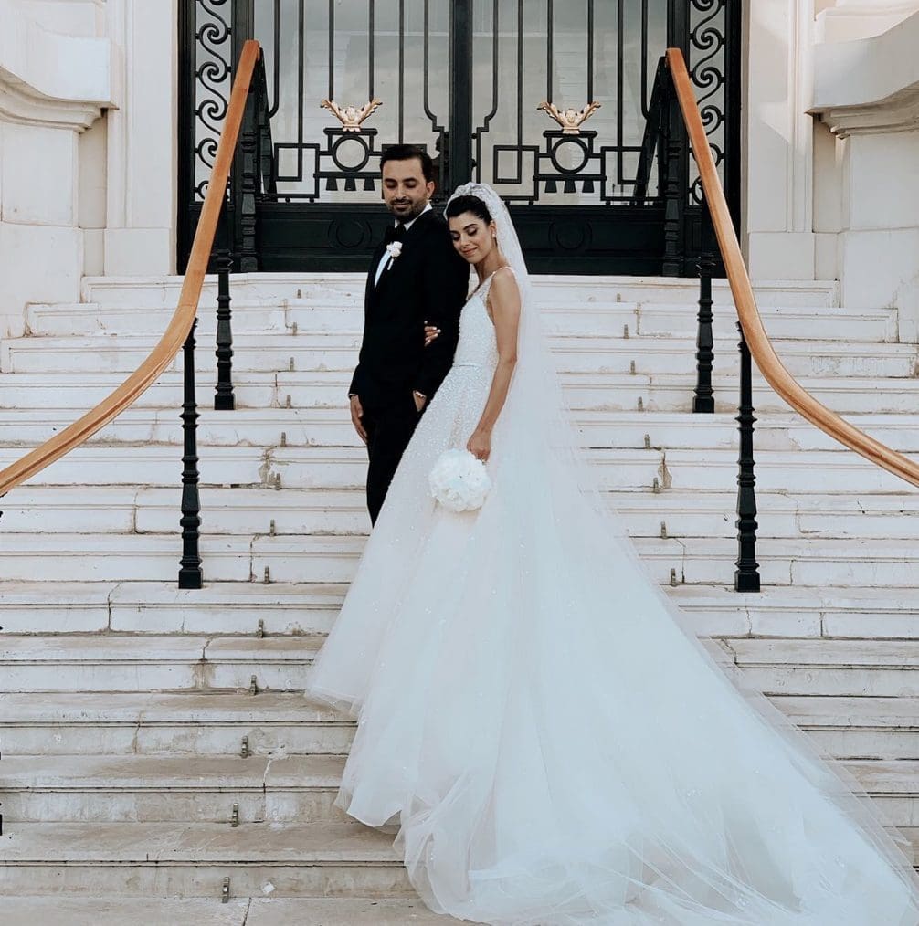 Mr. & Mrs. Ali Ansari in Monte Carlo.  (Photo by Instagram photos)