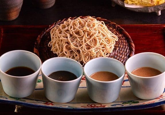 In addition to their soba noodles, Tei-An also dishes out amazing sushi and sashimi.