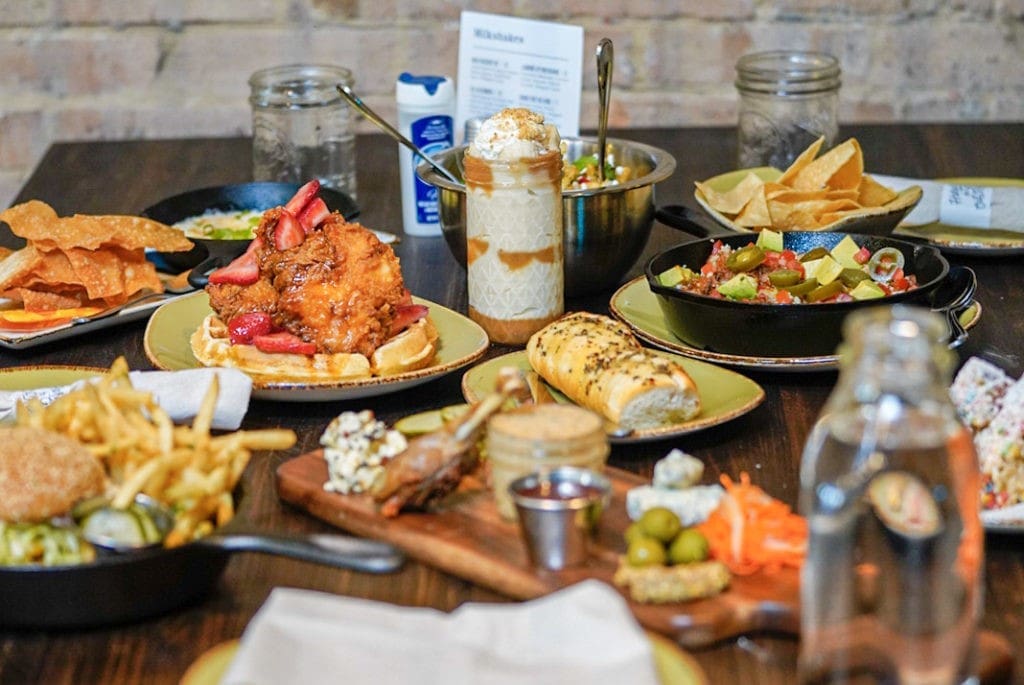 There's lots to choose from the scratch made food menu at Punch Bowl Social.