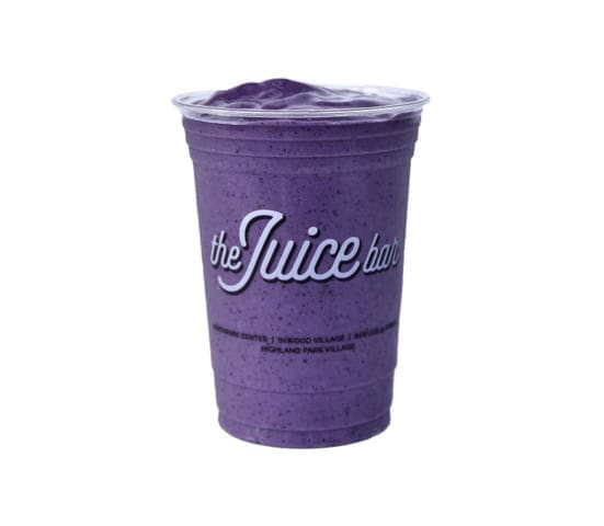 The Purple Haze smoothie at The Juice Bar.