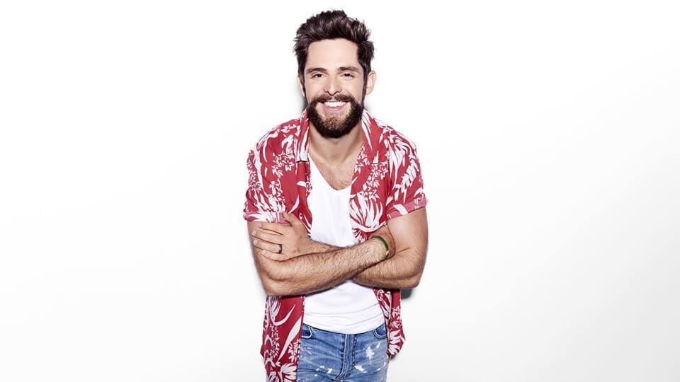 Thomas Rhett is performing at Dos Equis Pavilion this Friday.